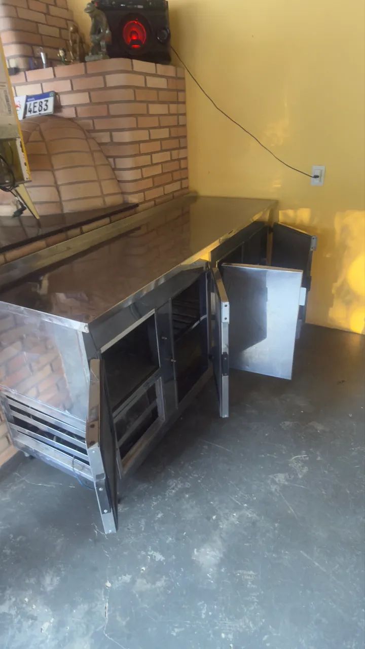 BALCÃO REFRIGERADO INDUSTRIAL EM INOX  - Foto 2