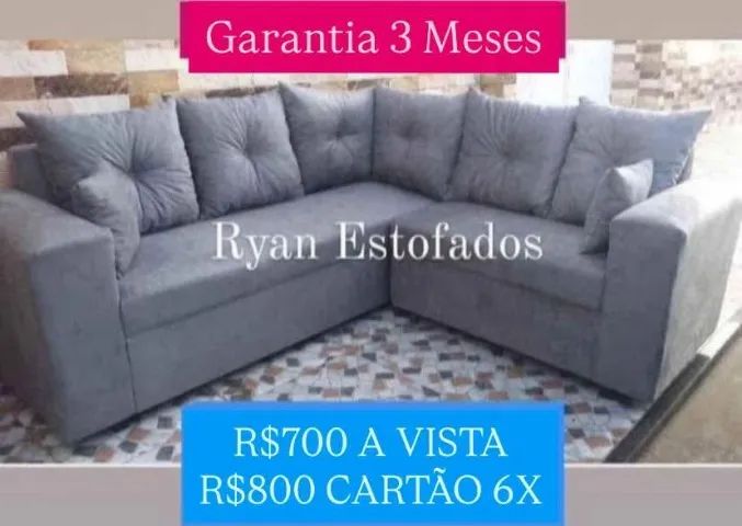 Promoção Sofá de Canto Direto da Fábrica - Foto 4