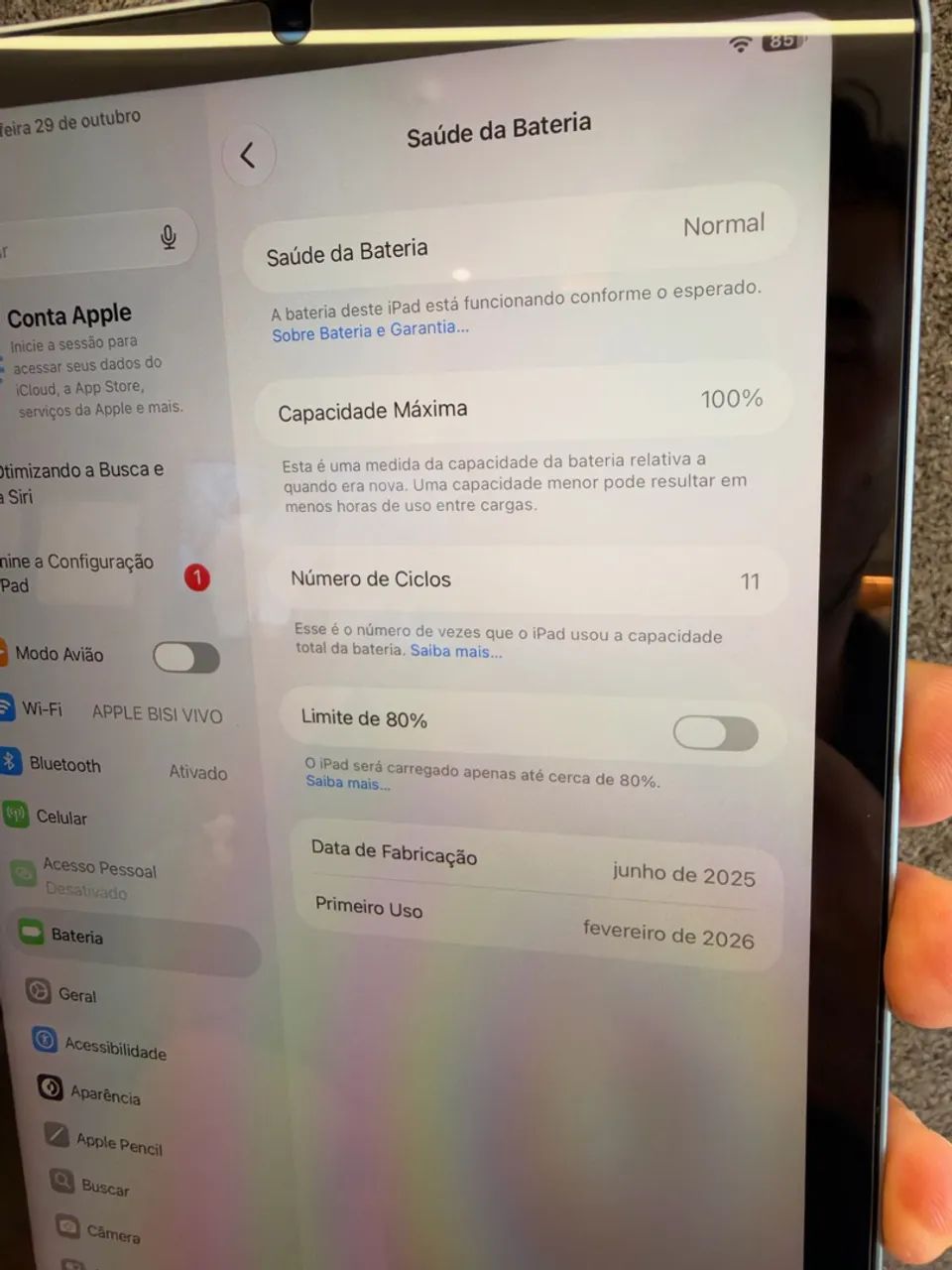 iPad Mini A17 Pro 256GB Wi-Fi + Cellular - Azul (Blue) - Foto 4