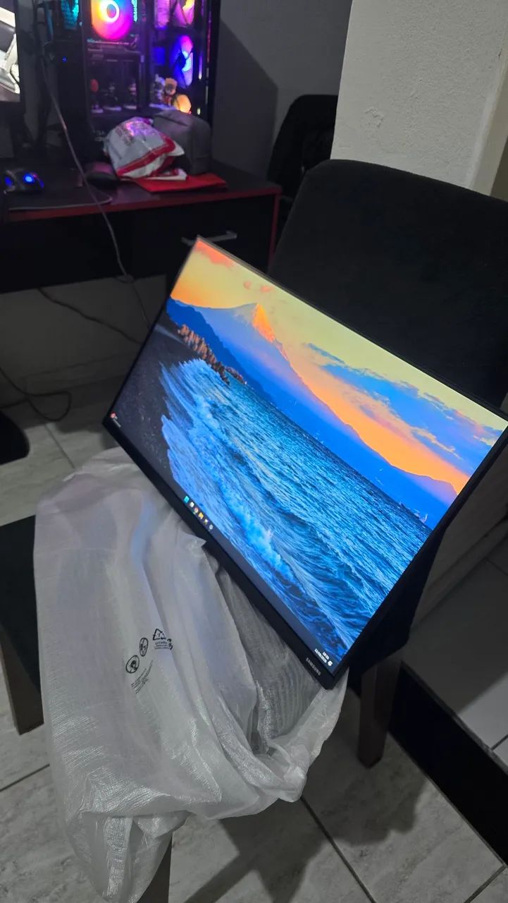 Monitor Samsung 27" polegadas 1080p 75hz - Foto 4