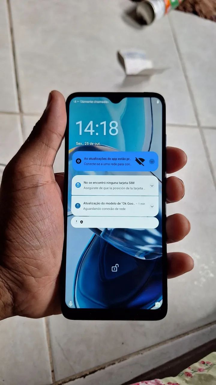 Smartphone motorola e22 64gb/4gb 