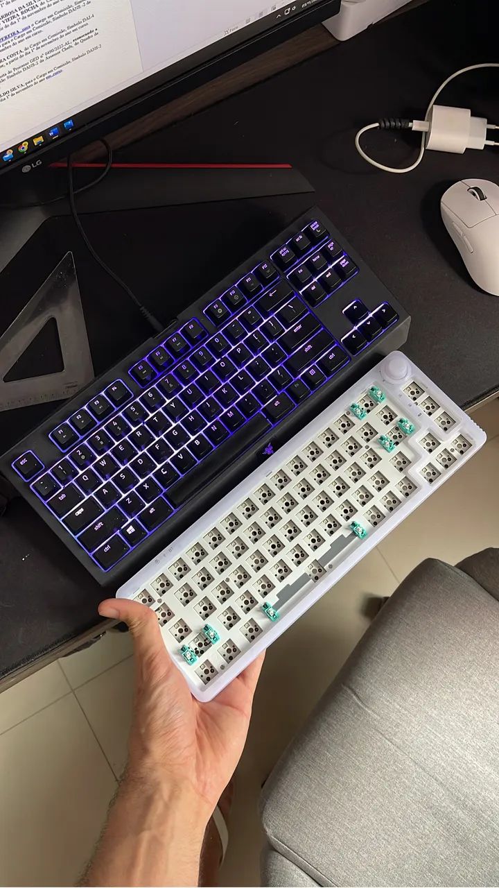 Teclado Custom Gamakay USADO - Foto 3