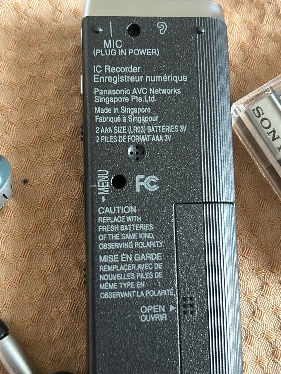 Gravador de voz digital Panasonic RR-US450 - Foto 4