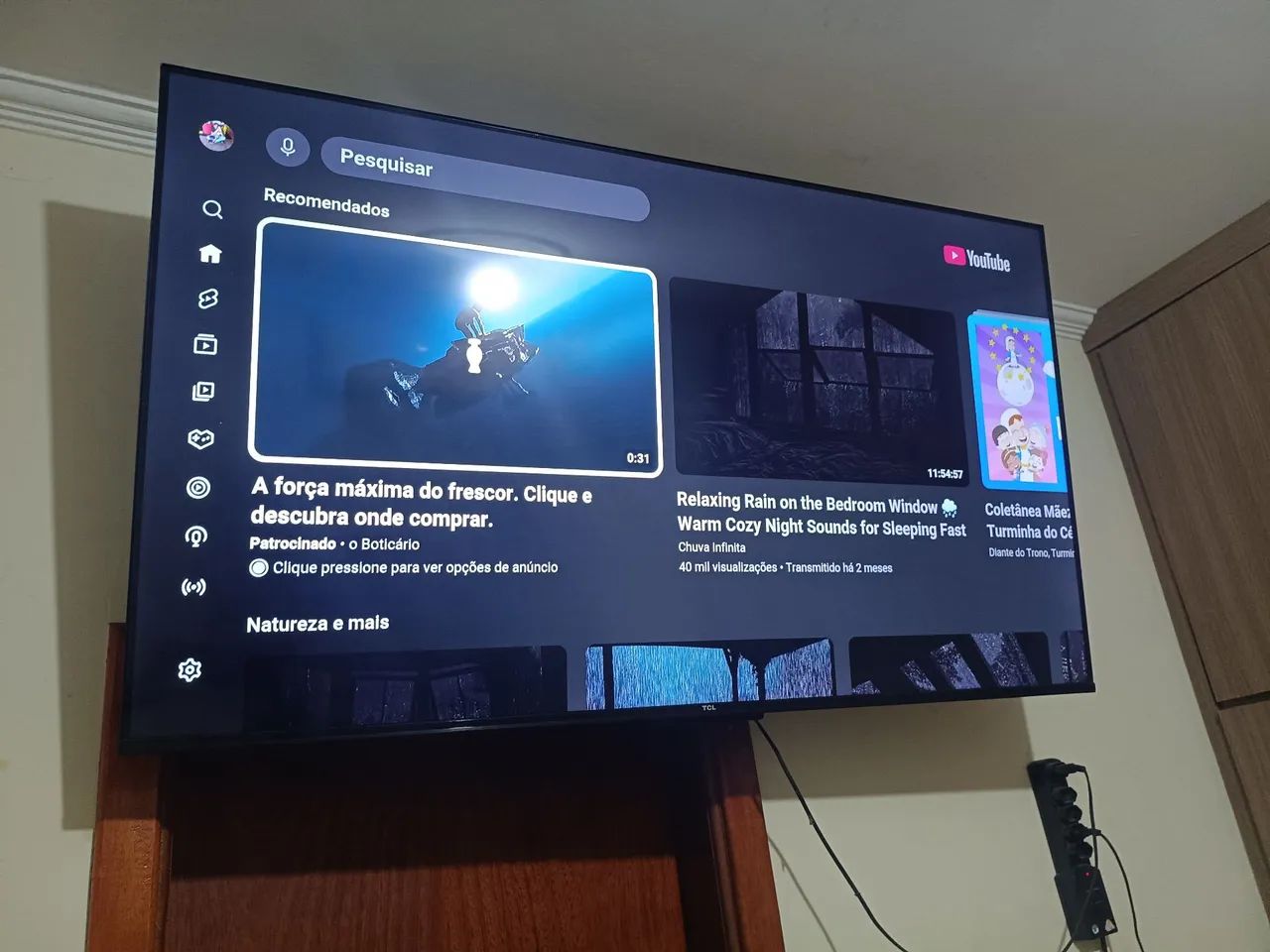 TV TCL 50" 4K UHD LED COM NOTA FISCAL 