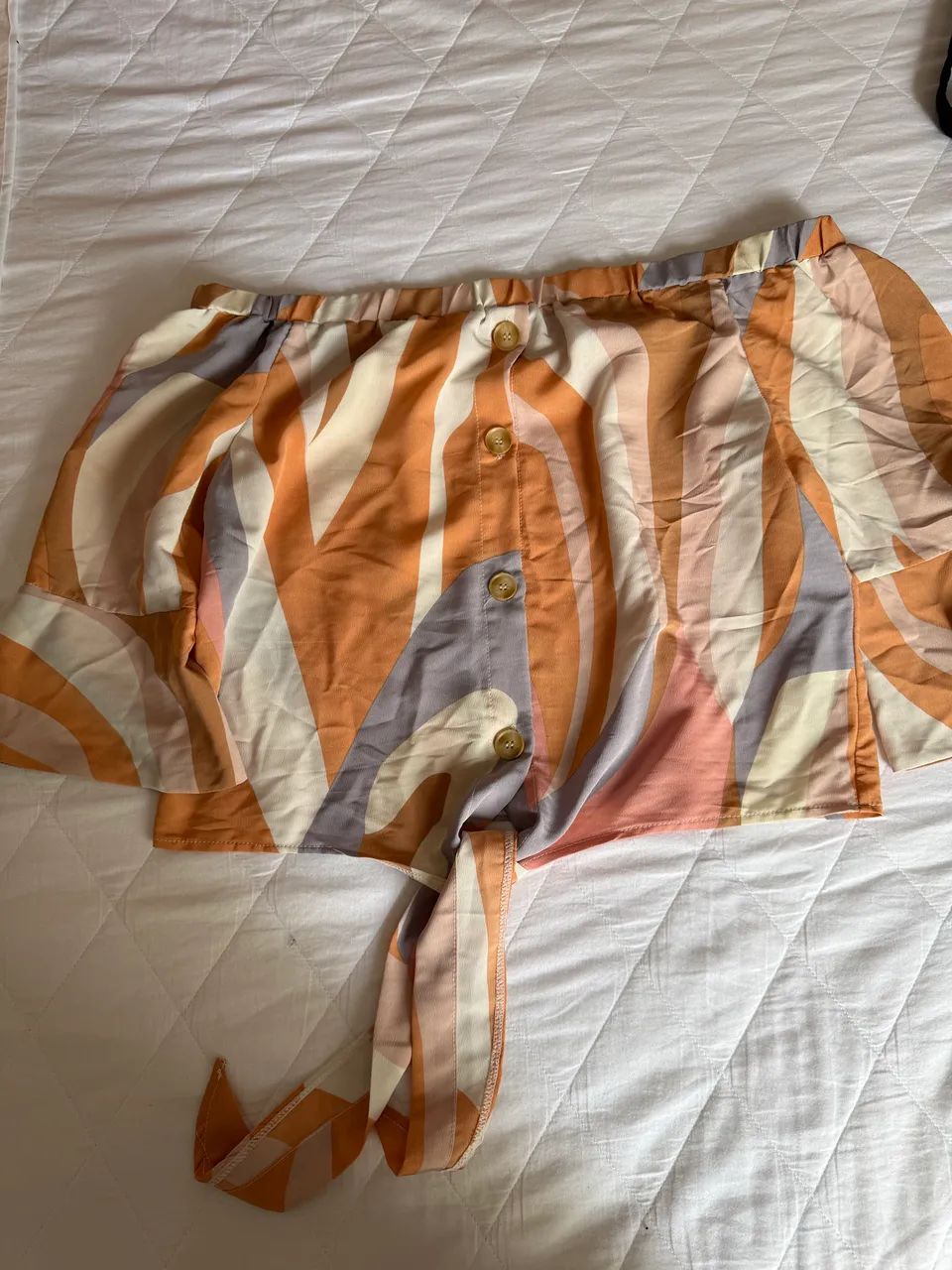 Bata feminina estampada 