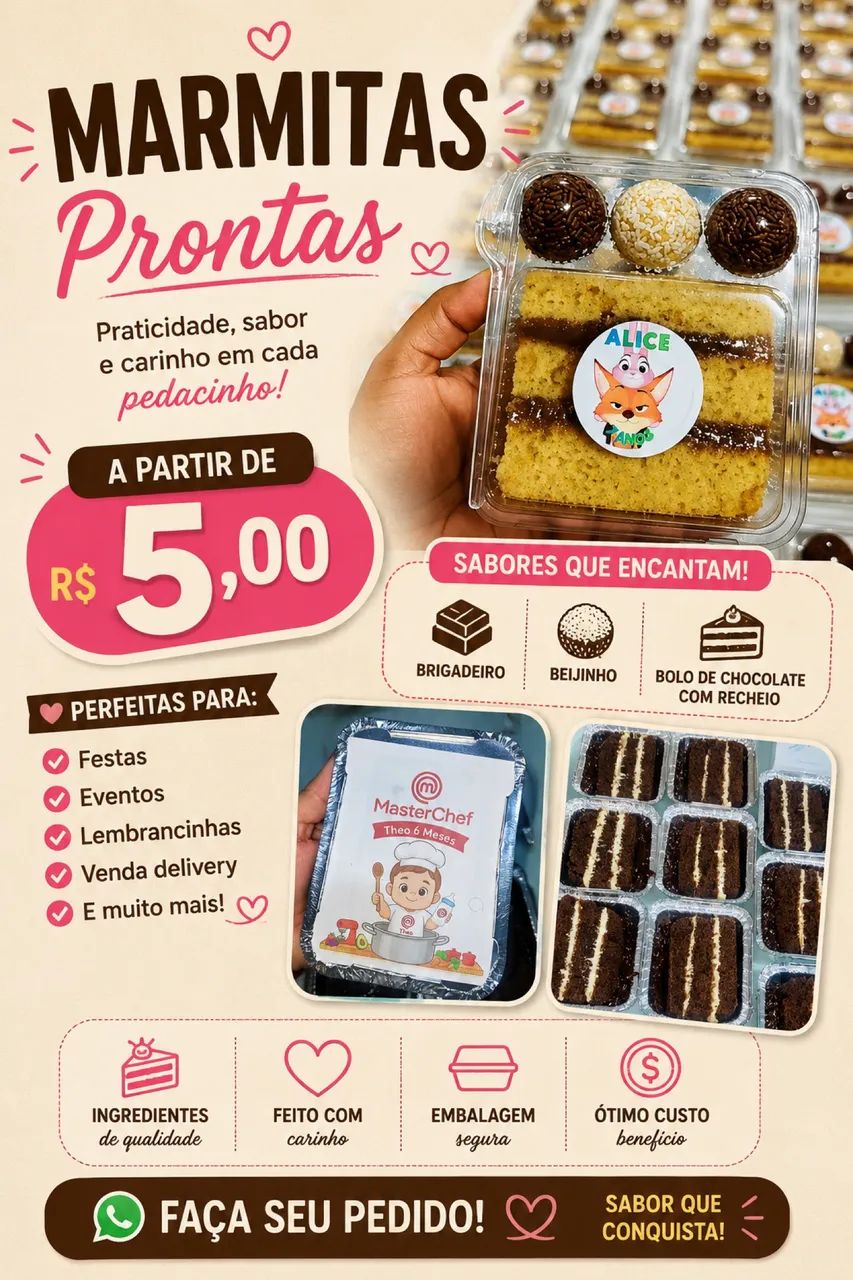 Marmitas para eventos 