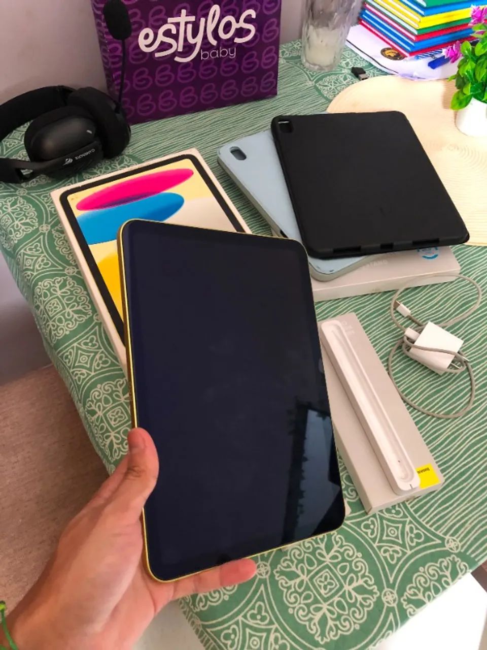 iPad 10 64gb com capinha e caneta - Foto 3
