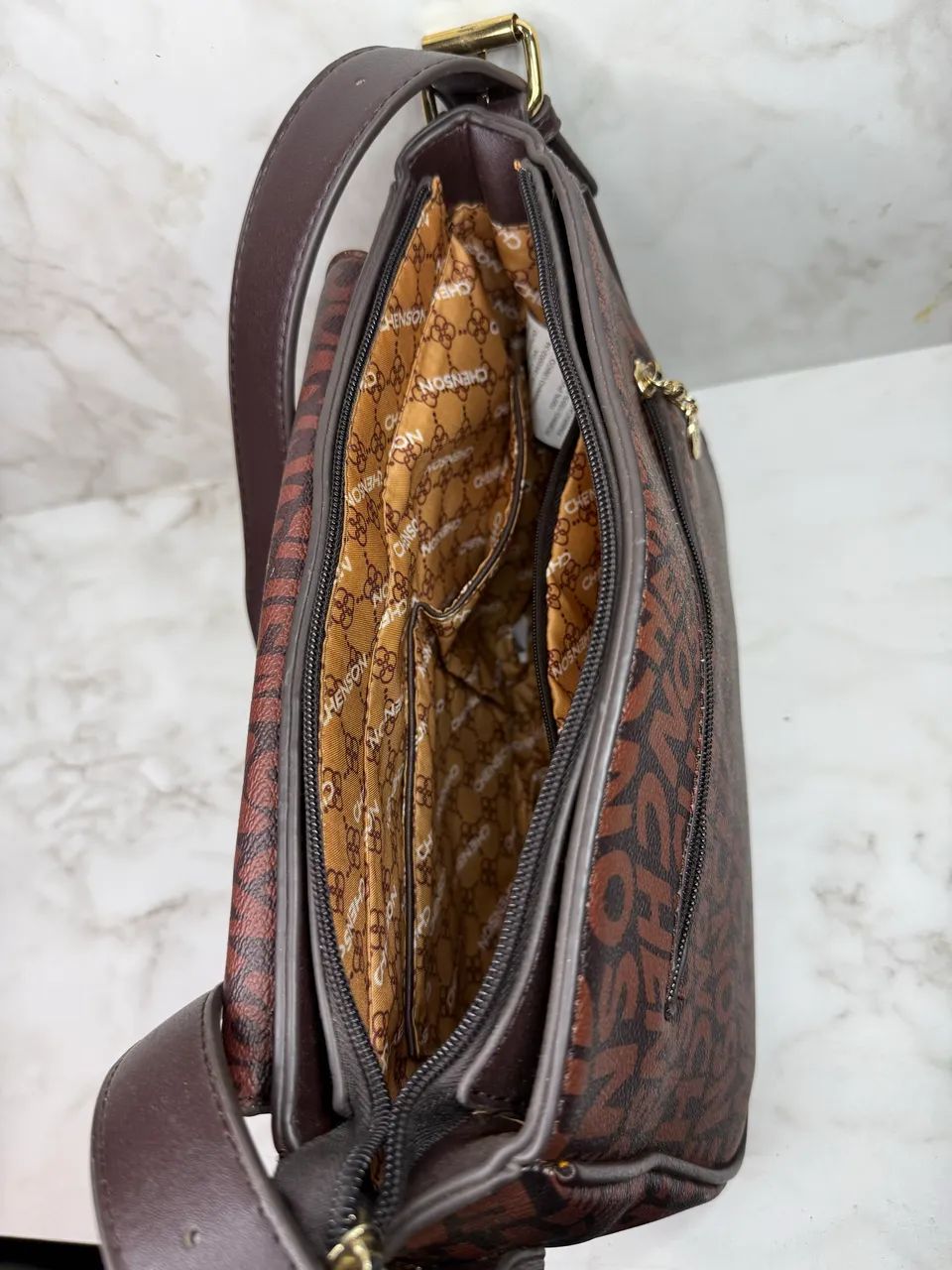Bolsa marrom tote - Foto 4
