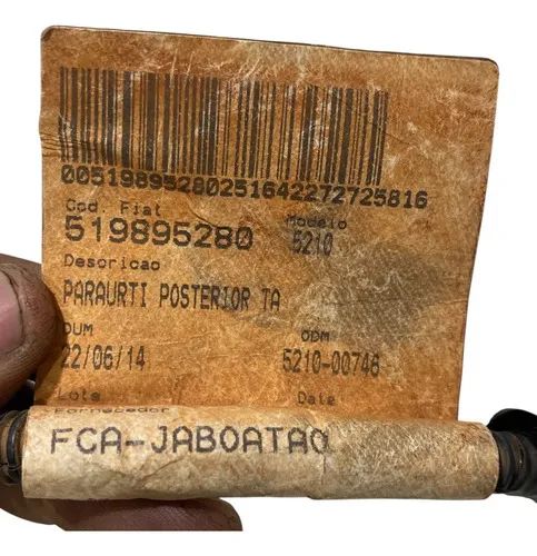 Chicote Parachoque Traseiro Renegade 2018/2022 519895280 - Peças