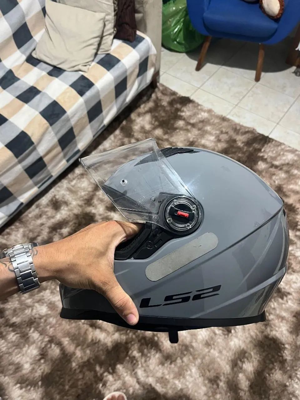 Capacete ls2 tam 60 - Foto 2