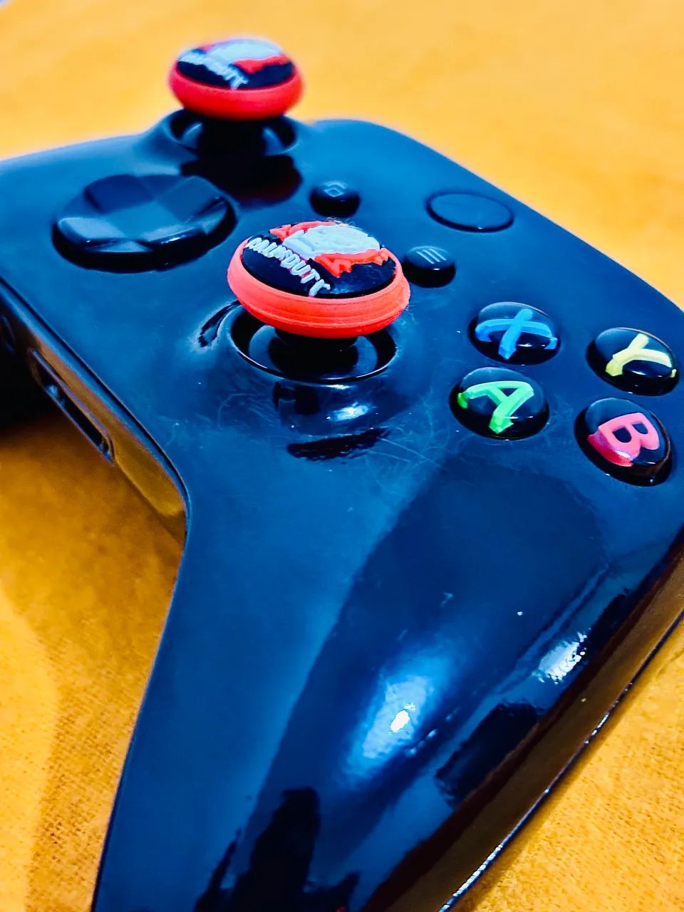 Controle série x/s Xbox one especial black piano analógico sensor hall profissional  - Foto 4