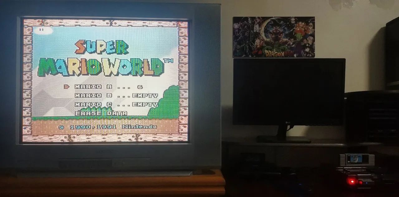 Cartucho de Super Nintendo Super Mário World Original - Foto 5