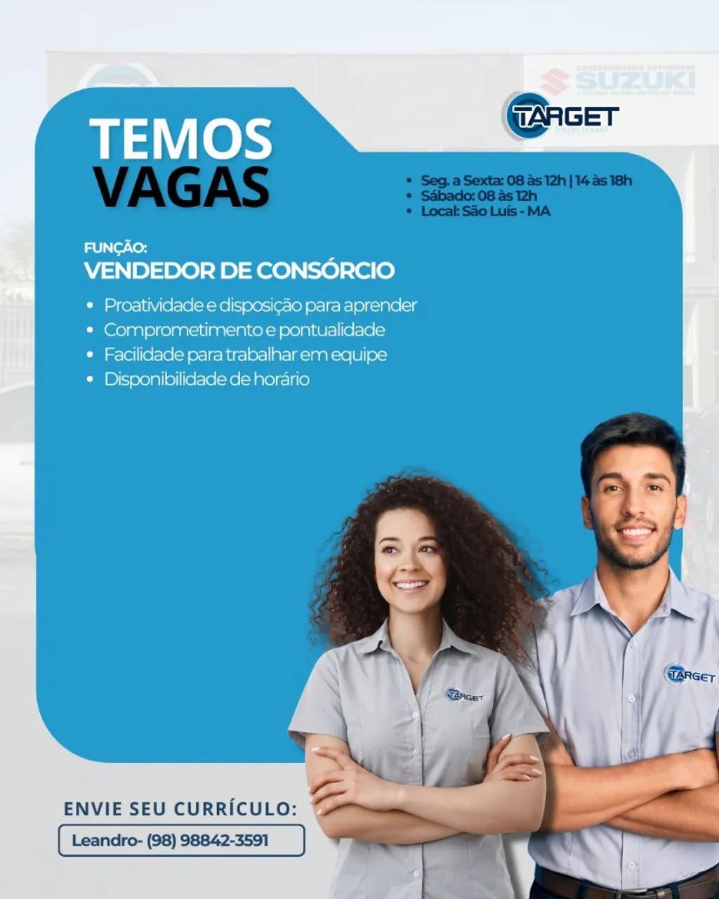 Vagas de consultora de vendas 