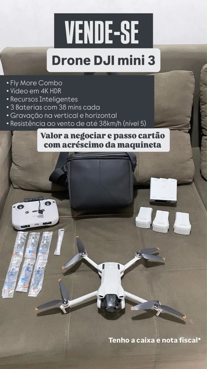 Drone DJI MINI 3 + COMBO FLY MORE 