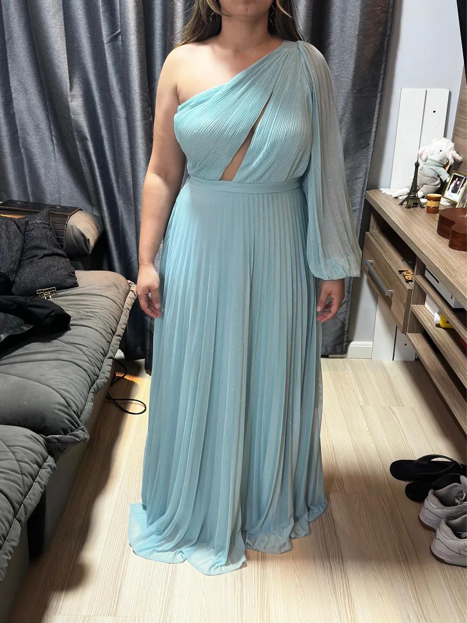 Vestido madrinha verde agua - Foto 2