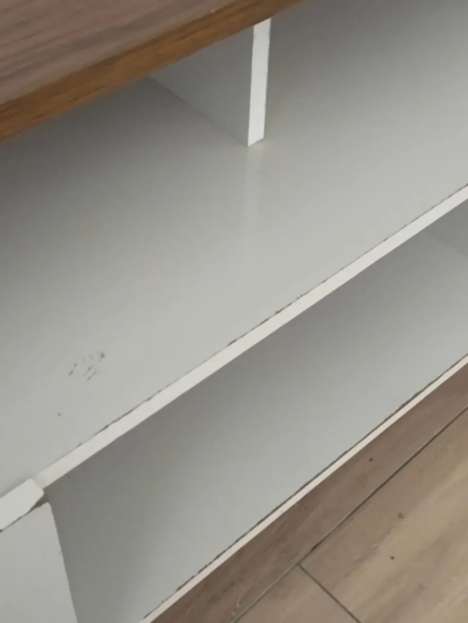 Rack com Painel Ripado Off White - Foto 2