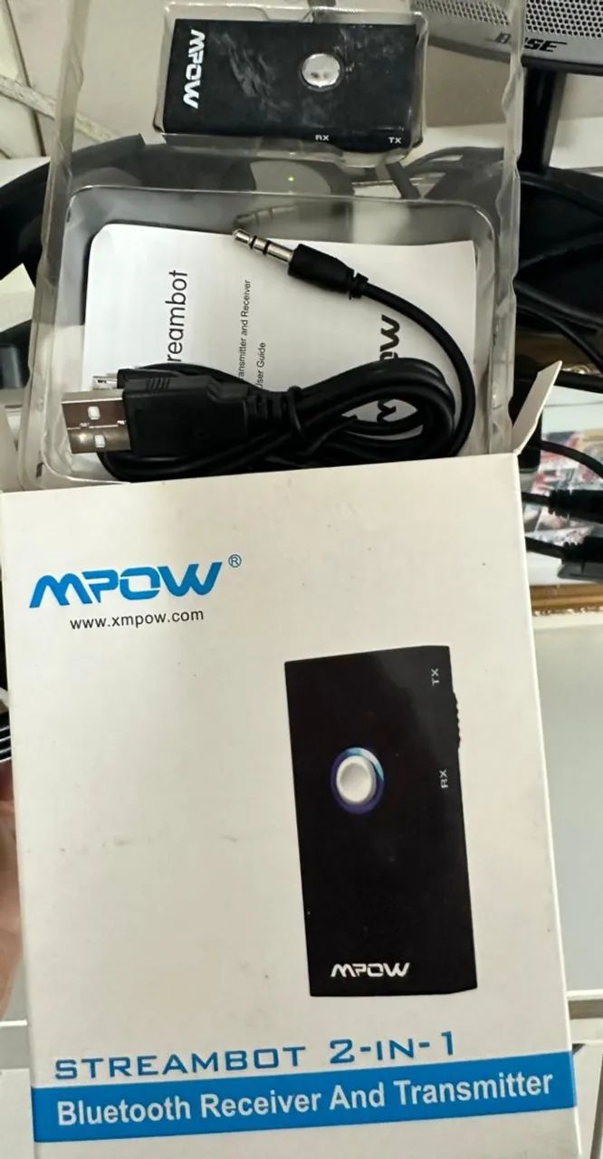Receptor de música Bluetooth MPOW STREAMBOT MINI modelo: MPBH044AB- - Foto 2