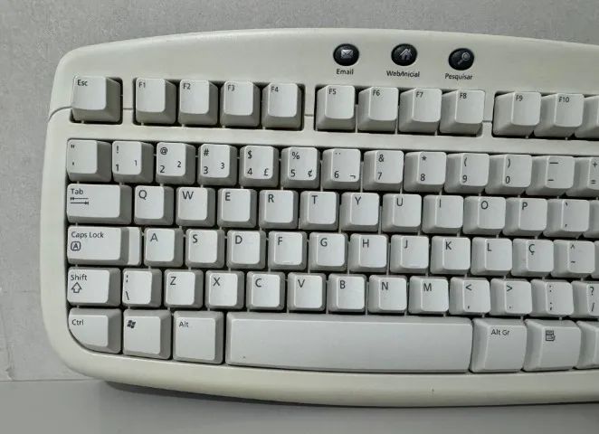 Teclado Antigo Microsoft Basic Keyboard 1.0A - Foto 2