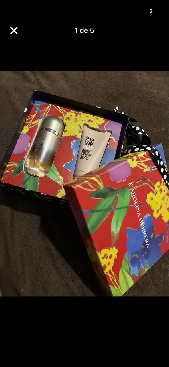 Kit 212 vip rosé perfume e loção corporal 