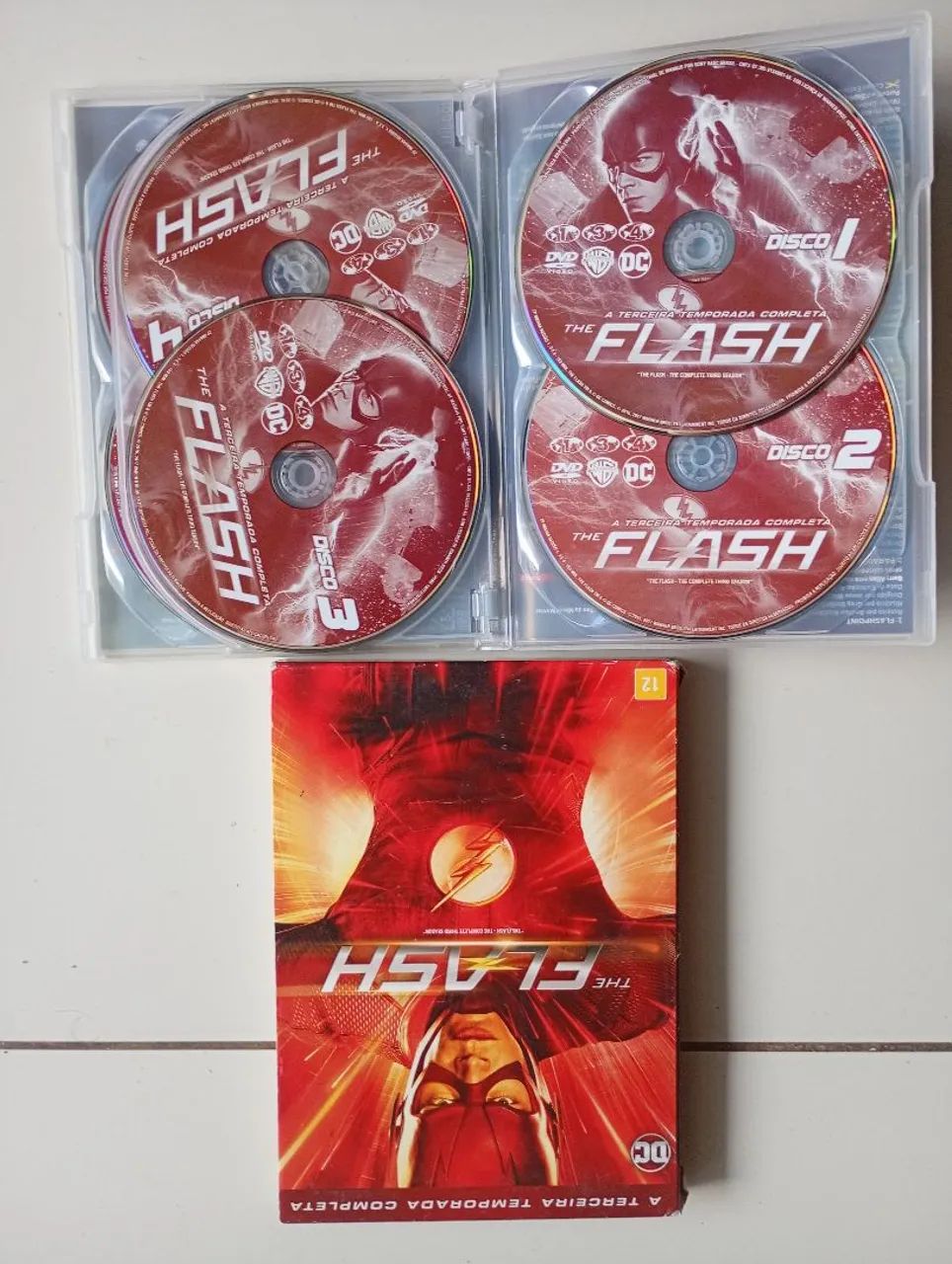 1, 2, 3 e 4 Temporada Completa de Flash - Foto 5