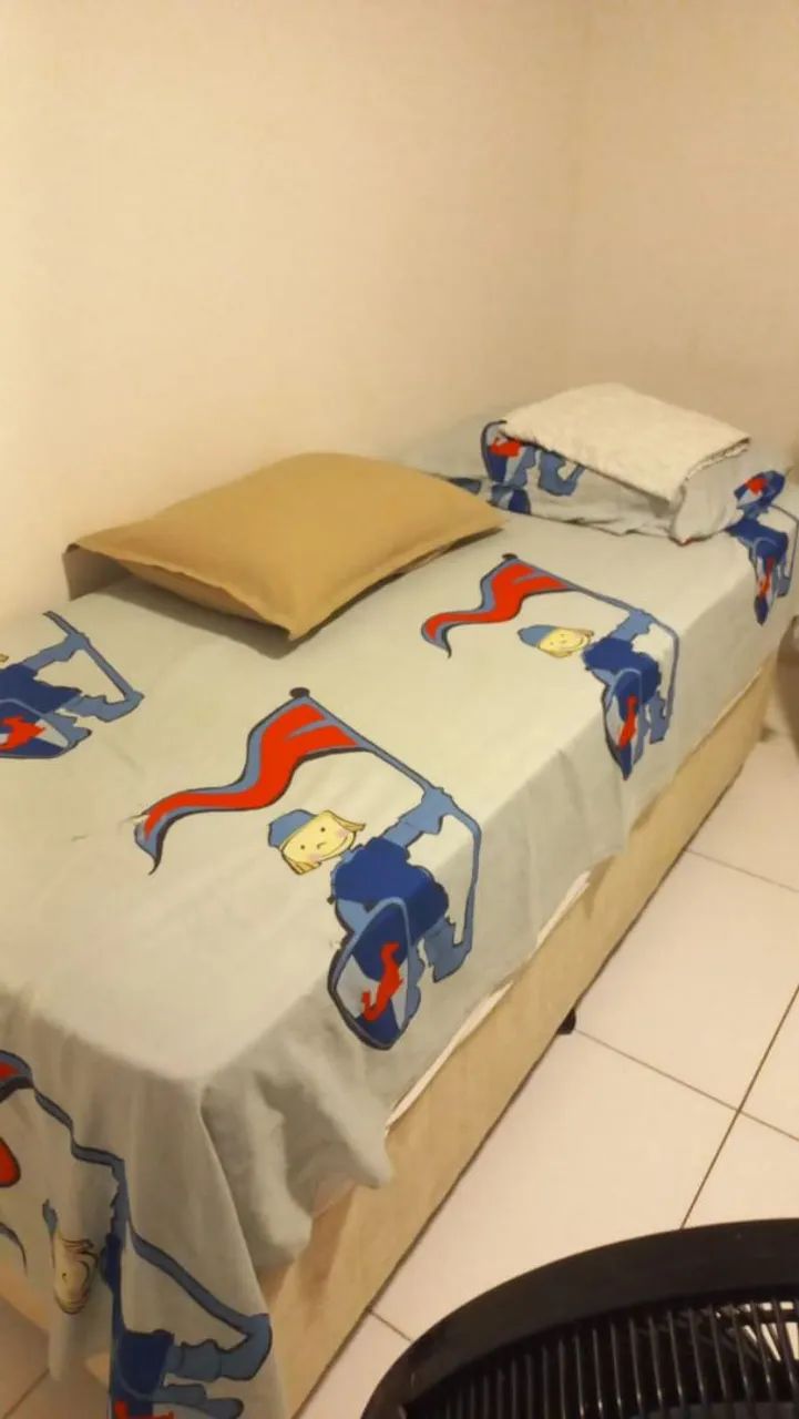 Cama box solteirão King molas ençacadas . Marca anjos. - Foto 2