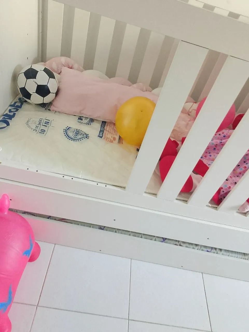 Kit completo de berço com almofadas inclusas - Foto 2