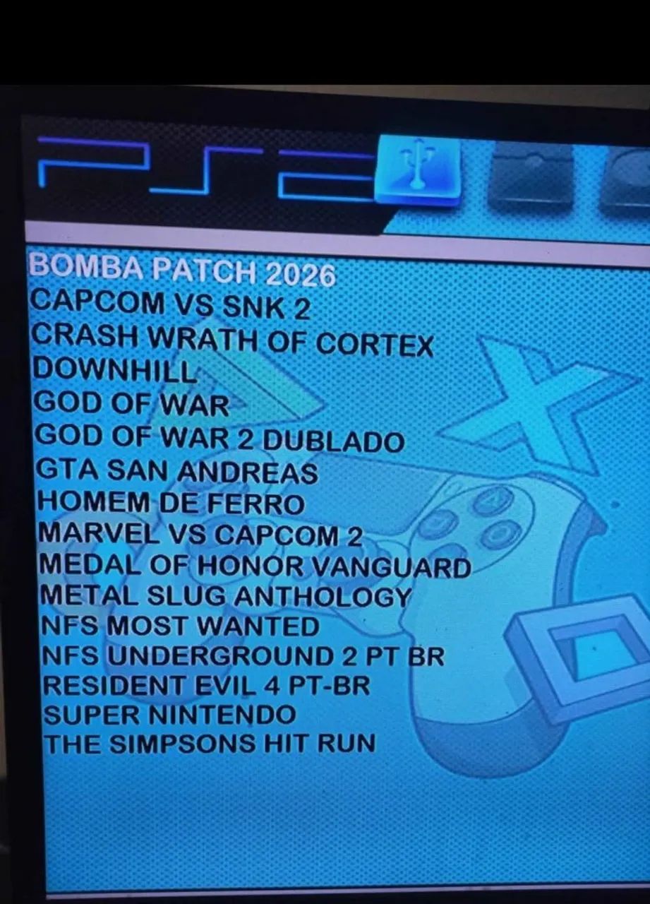 Console Playstation 2 Prata completo  - Foto 3