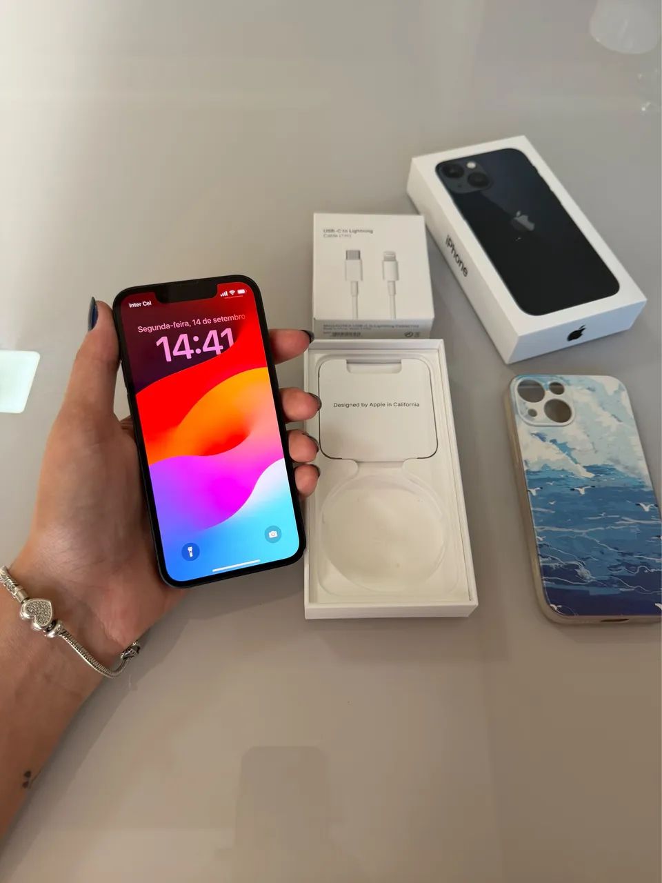 iPhone 13 mini 128GB - Bateria: 73% - Foto 5