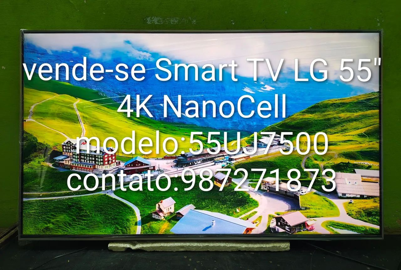 Smart TV LG 55" 4K NanoCell 55uj7500 
