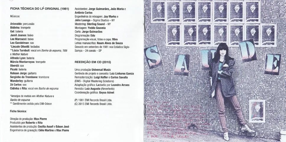 LP VINIL RITA LEE CLÁSSICO - SAÚDE COM ENCARTE E CARTEIRINHA FÃ CLUBE - Foto 4