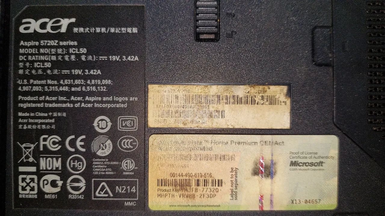 Notebook Acer Aspire 5720Z - Foto 4