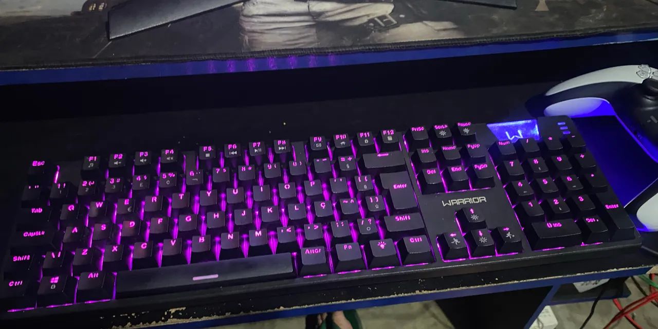Teclado Warrior Royal Score preto - Foto 2