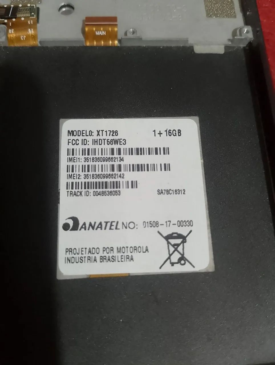 Display com aro para Motorola XT1726 - Foto 3
