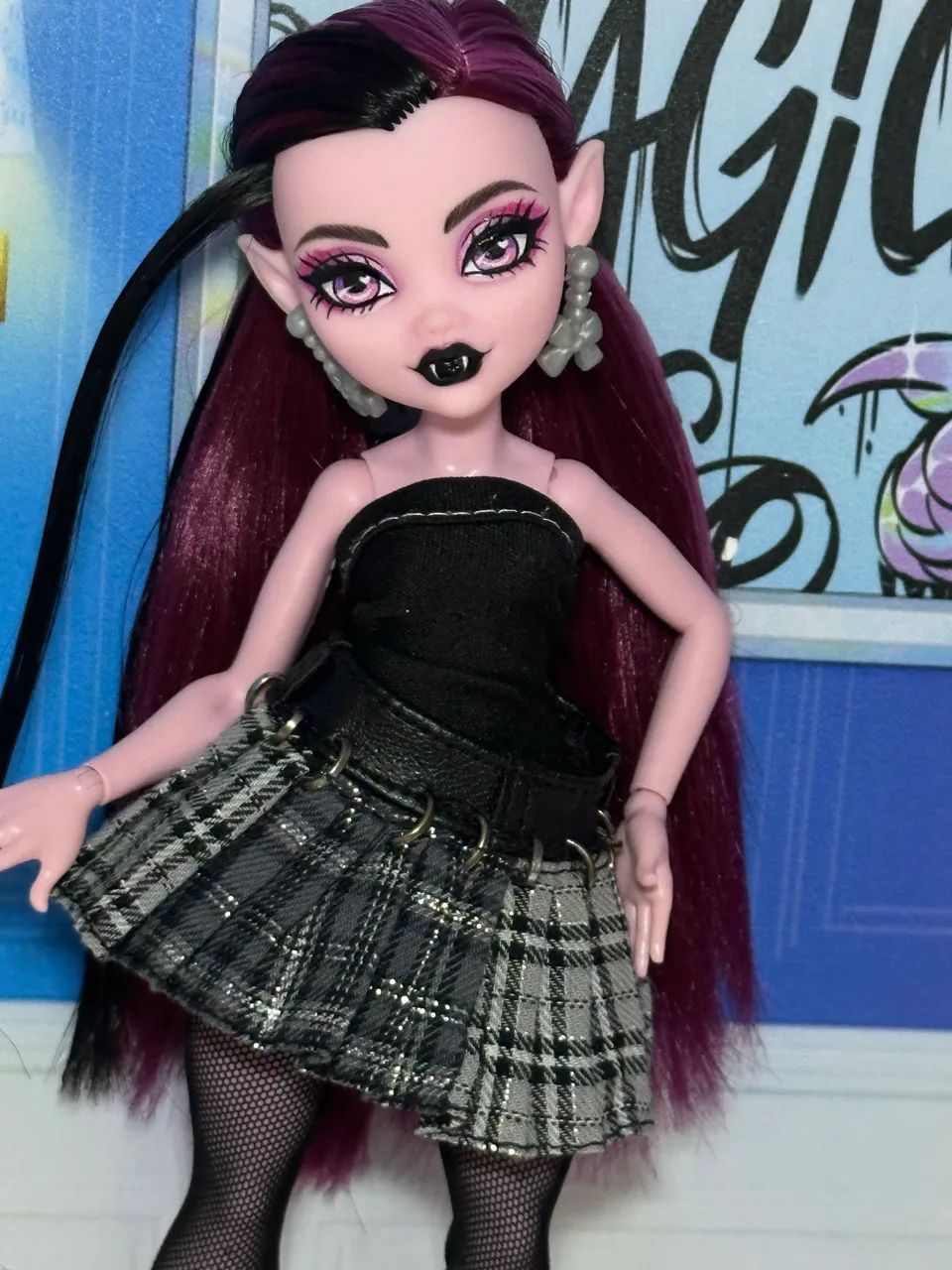 Boneca Draculaura Custom g3 monster high vampira - Foto 5