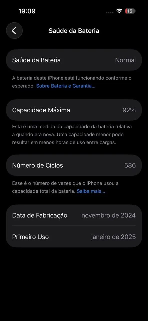 iPhone 15 - 256GB original pouco usado - Foto 2