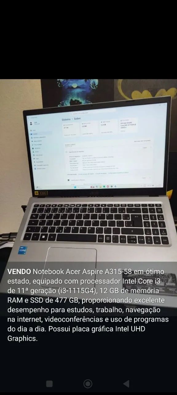 Notebook acer