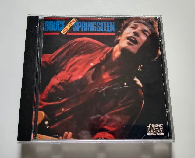 CD Bruce Springsteen - Ao vivo - CBS - Ind. Brasileira