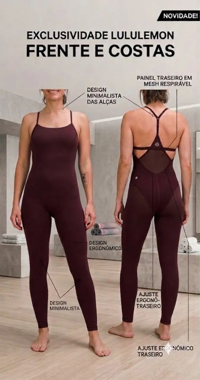 Macacão Lululemon Academia