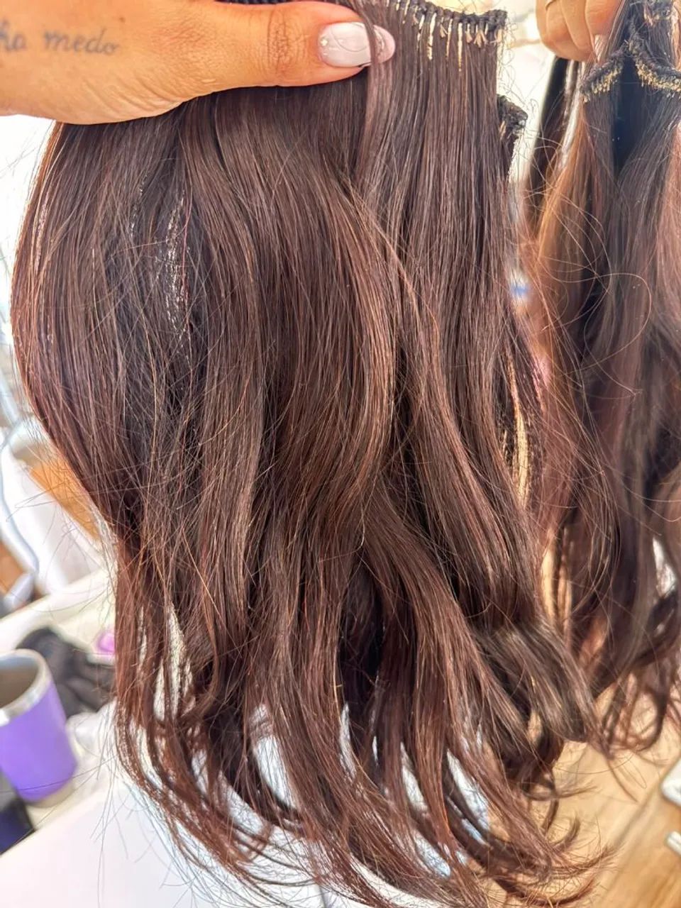 Cabelo humano 45 cm  - Foto 3