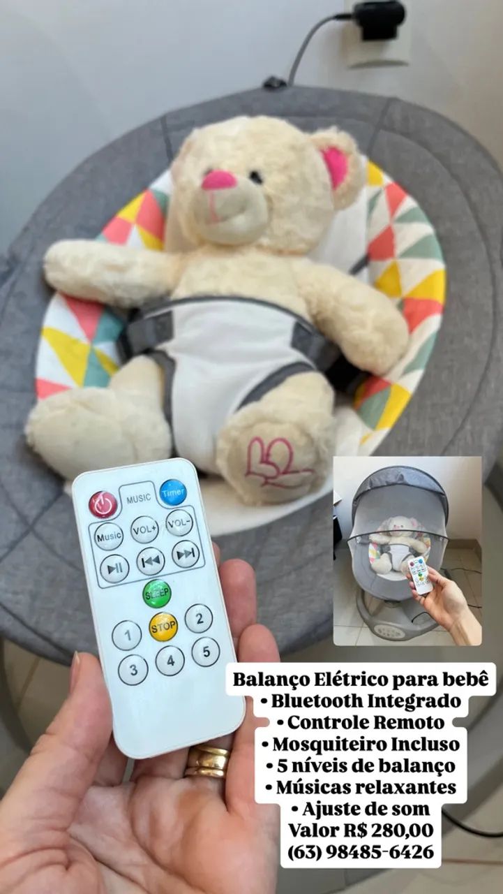 Cadeira de descanso elétrica para bebê 
