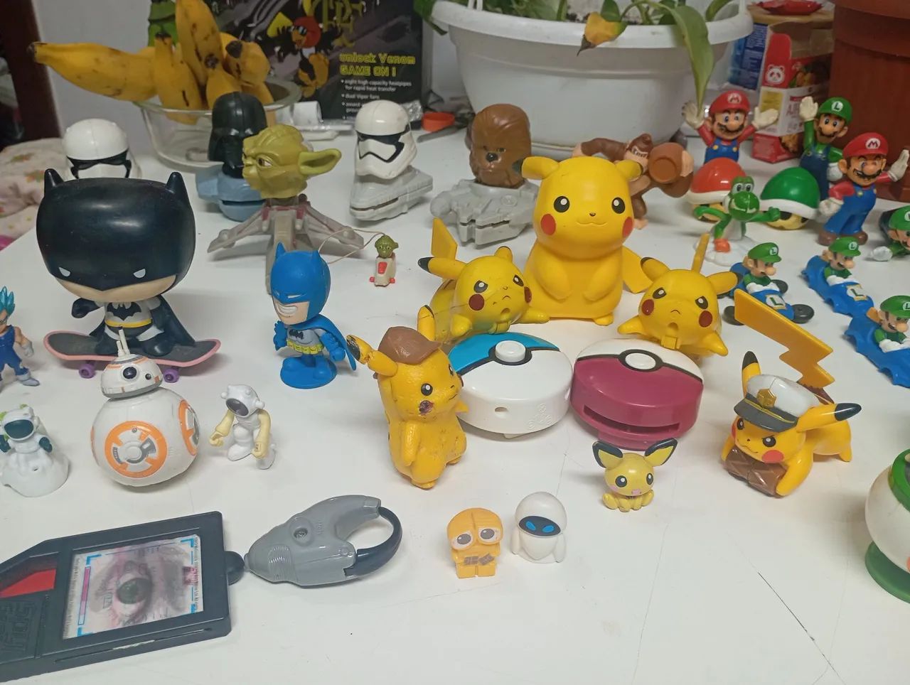 Miniaturas Nintendo Pokémon Super Mario Batman