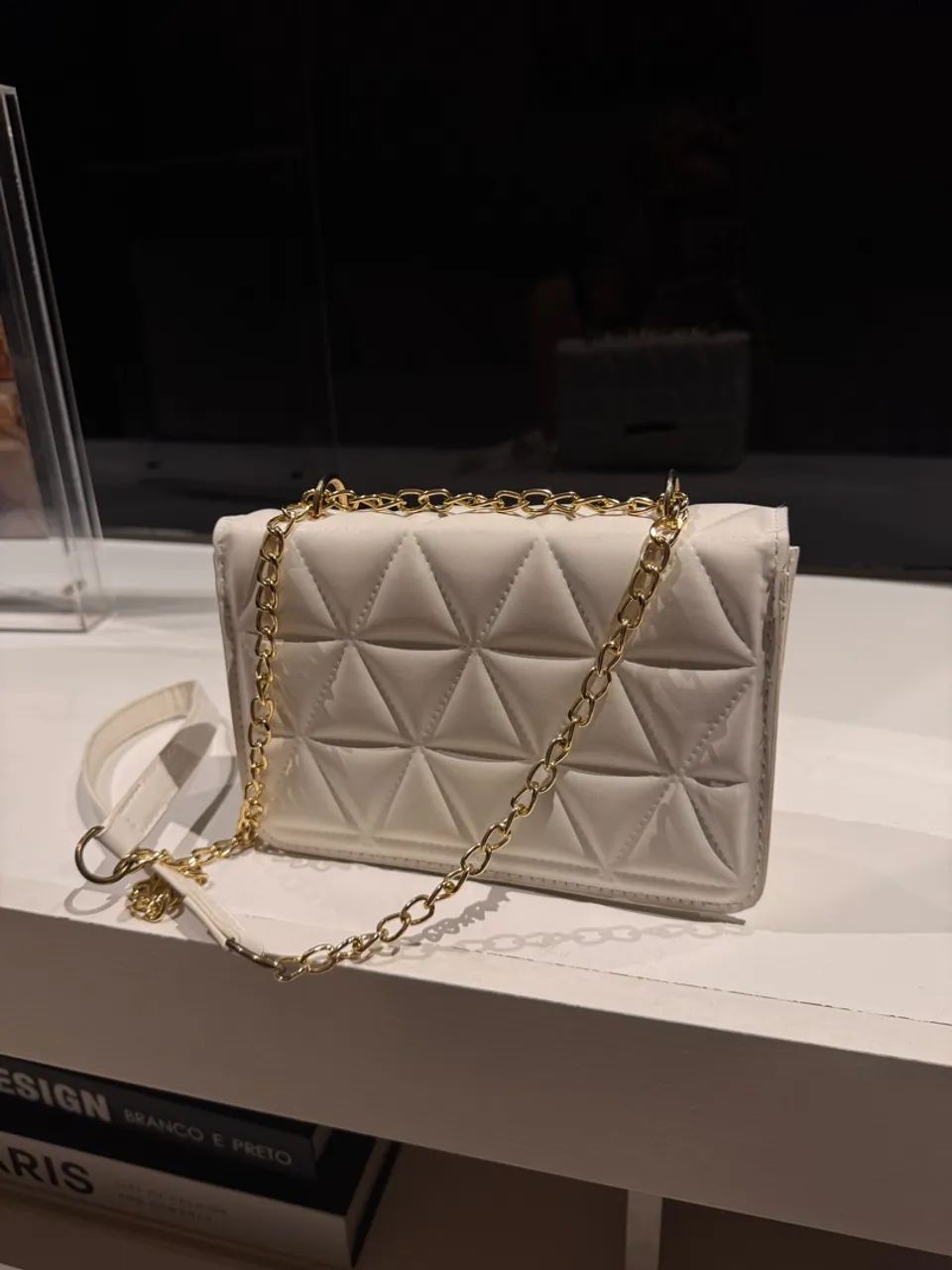 Bolsa branca feminina  - Foto 2