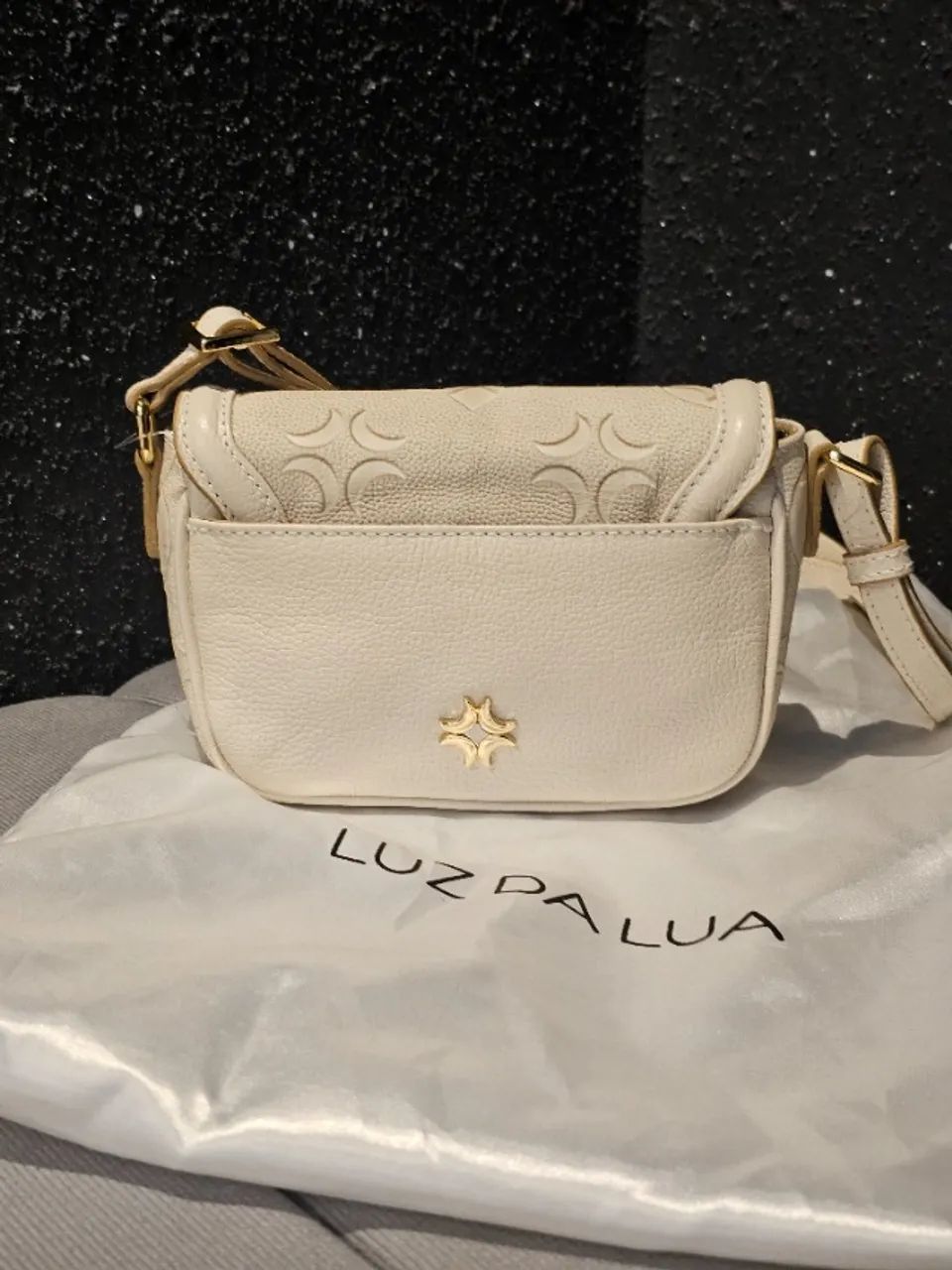 Bolsa Pequena Luz da Lua - Off White