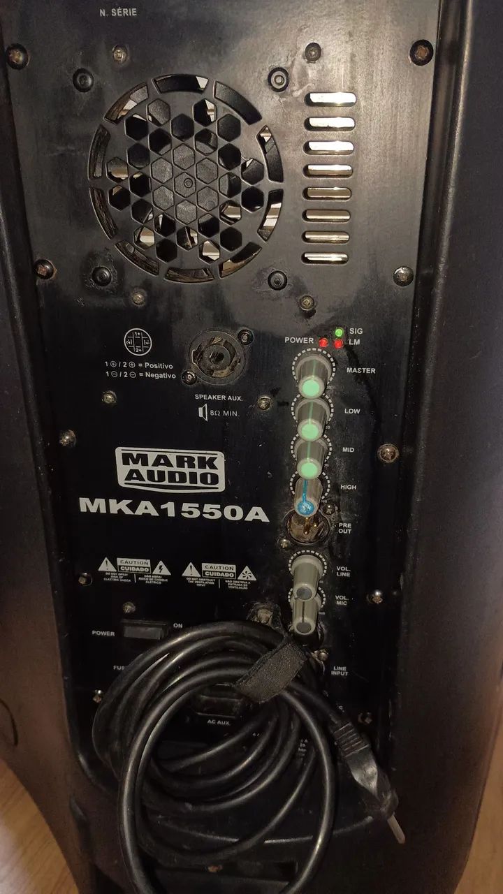 Vendo caixa ativa , MARK ÁUDIO MKA1550A. Caixa funcionando normalmente com Bluetooth. - Foto 3
