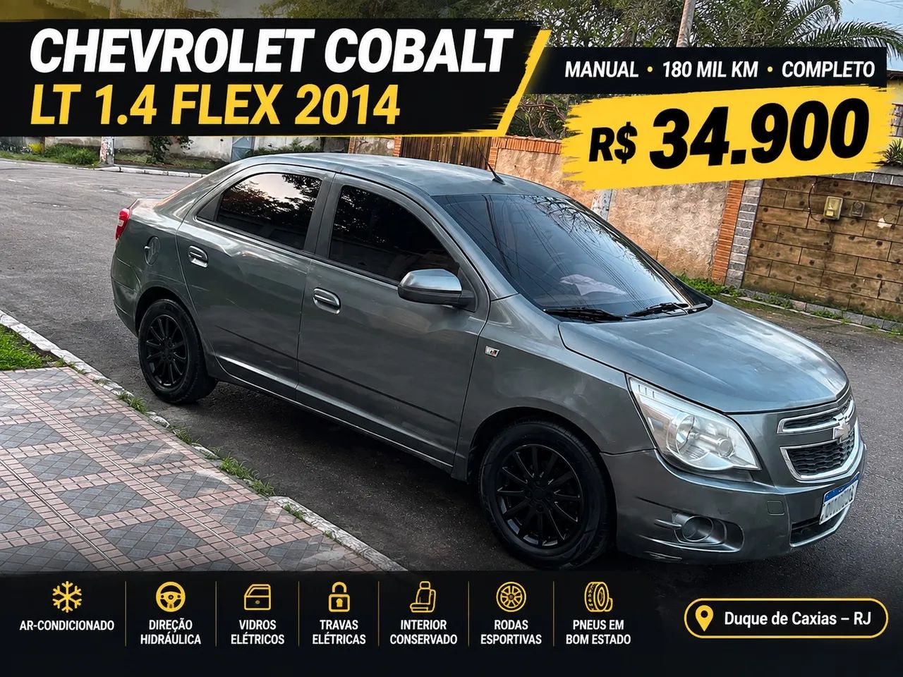 Chevrolet Cobalt COBALT LT 1.4 8V FlexPower/EconoFlex 4p 2014