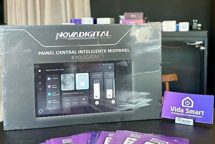 Painel central inteligente 8 polegadas NovaDigital