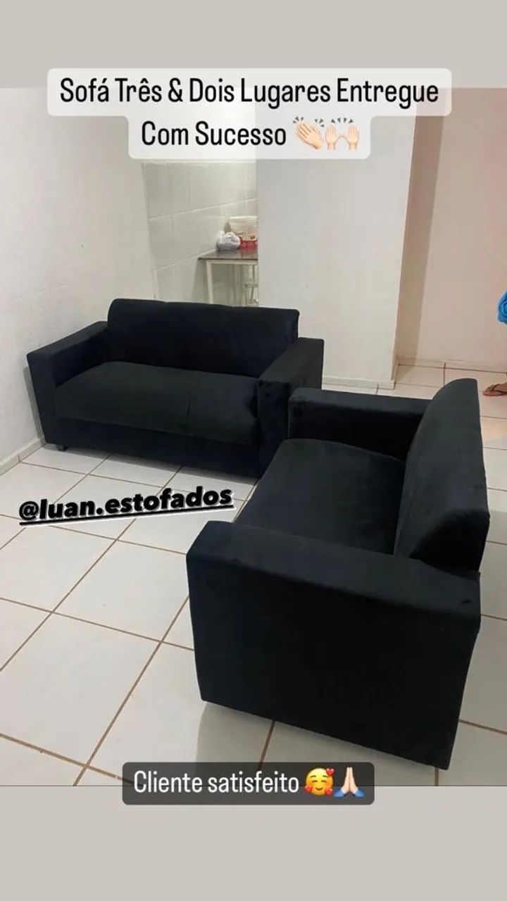 Sofá 3 e 2 lugares novos e embalados a pronta entrega 