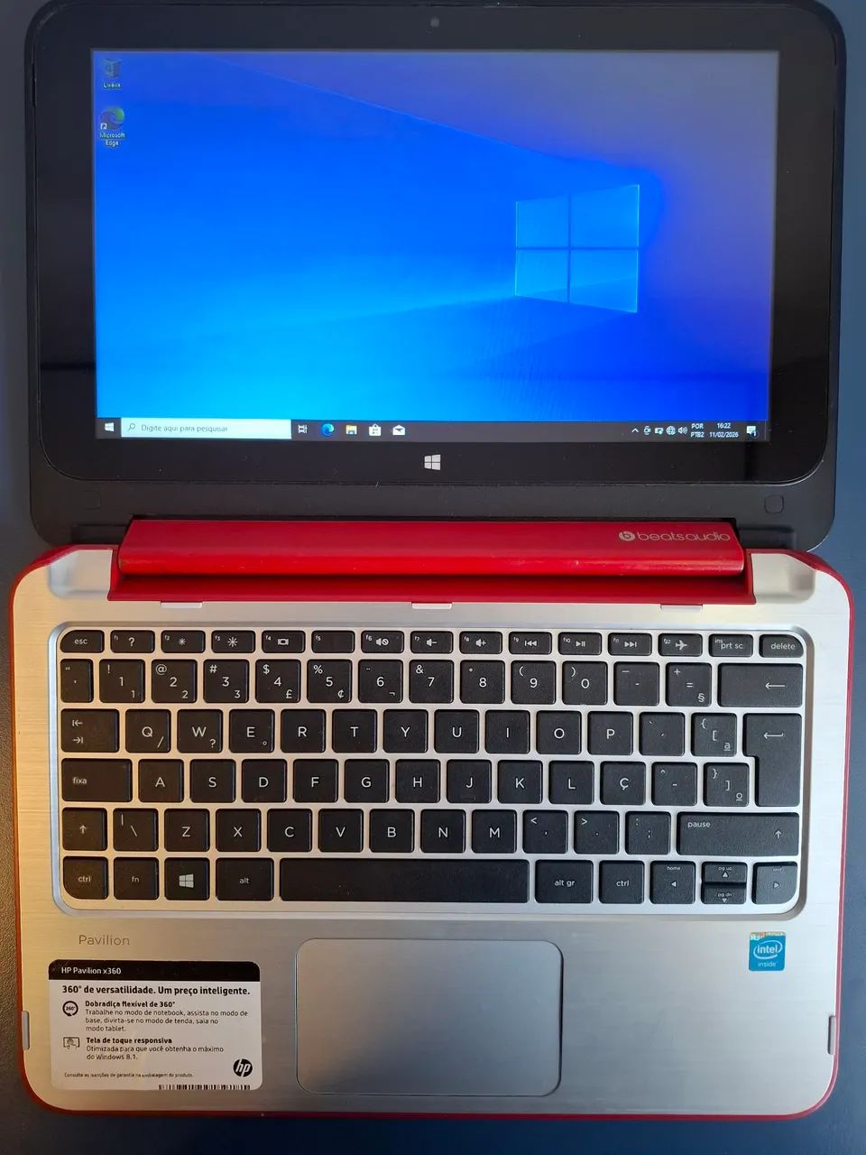 Notebook HP Pavilion 11 + Carregador - Foto 2