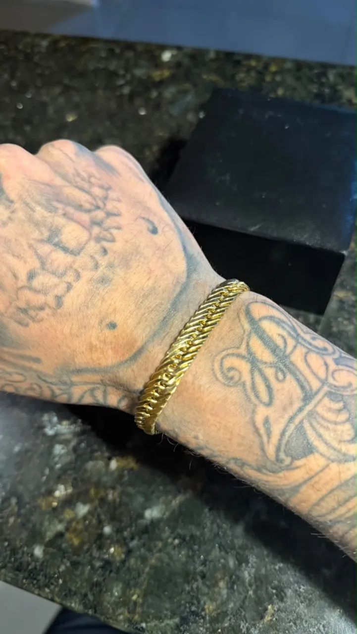 Pulseira de ouro 18k  - Foto 5