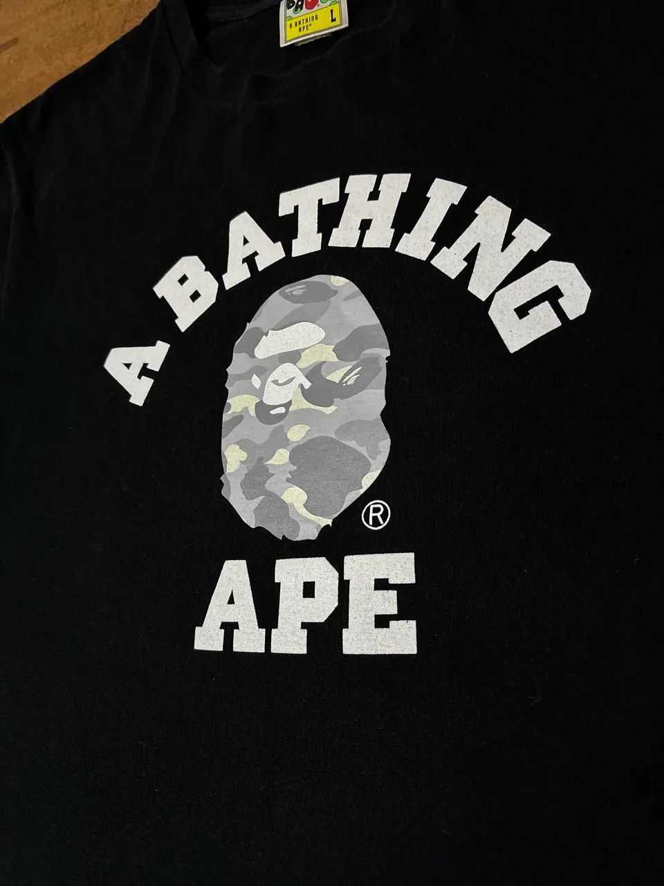 bape honeycomb camo college tee - Foto 2